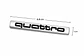 Logo Emblema Quattro Para Audi 6.8x1cm - Miniatura 3