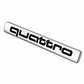Logo Emblema Quattro Para Audi 6.8x1cm - Miniatura 1