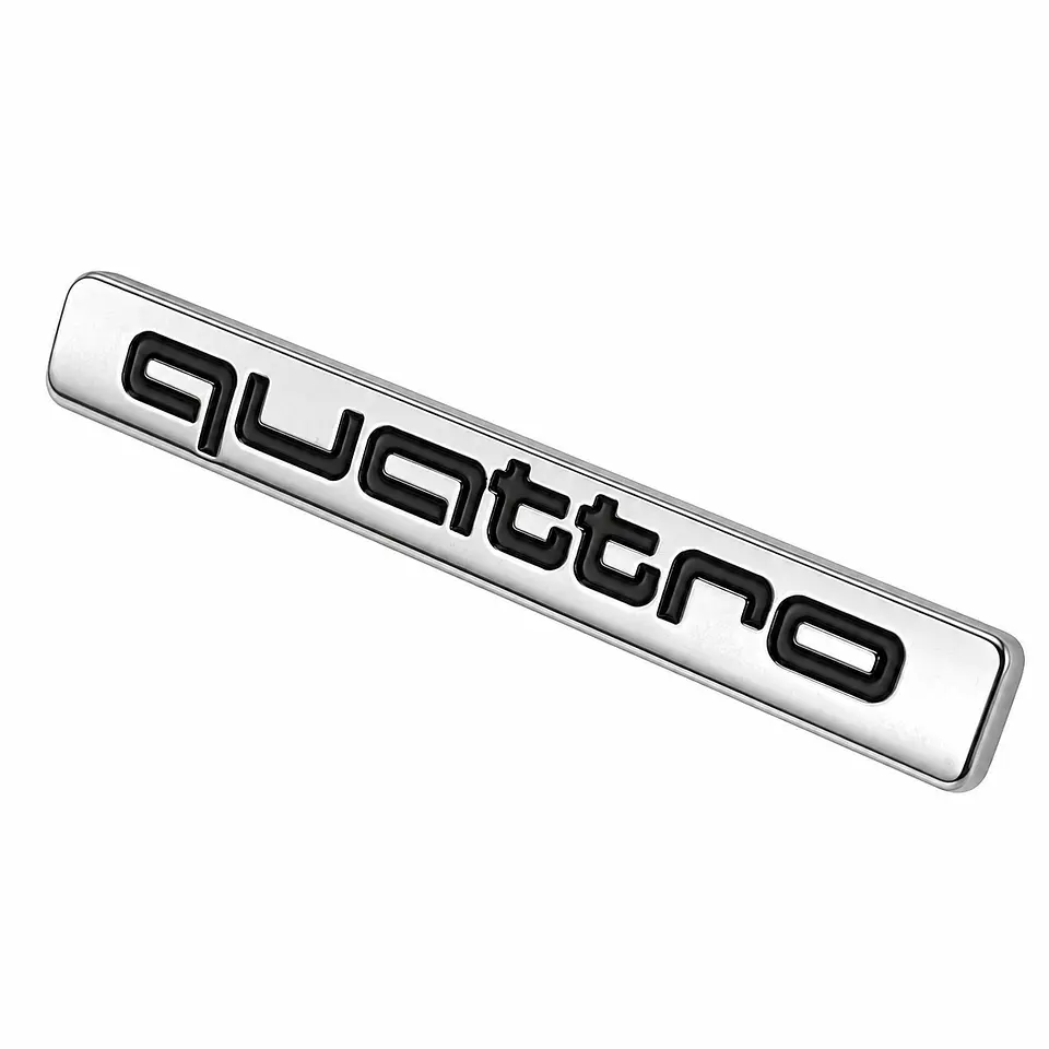 Logo Emblema Quattro Para Audi 6.8x1cm 1