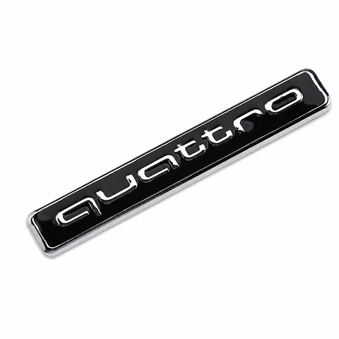 Logo Emblema Quattro Para Audi 6.8x1cm
