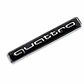 Logo Emblema Quattro Para Audi 6.8x1cm - Miniatura 1