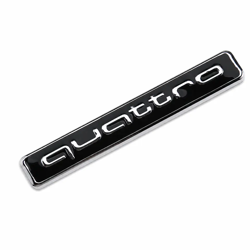 Logo Emblema Quattro Para Audi 6.8x1cm 1