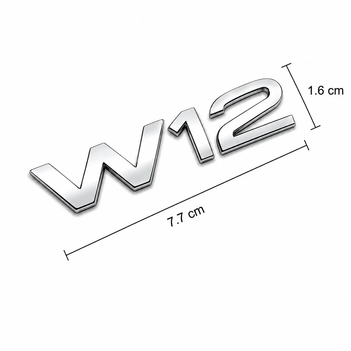 Logo Emblema W12 7.7x1.6cm Para Audi Vw Etc 2