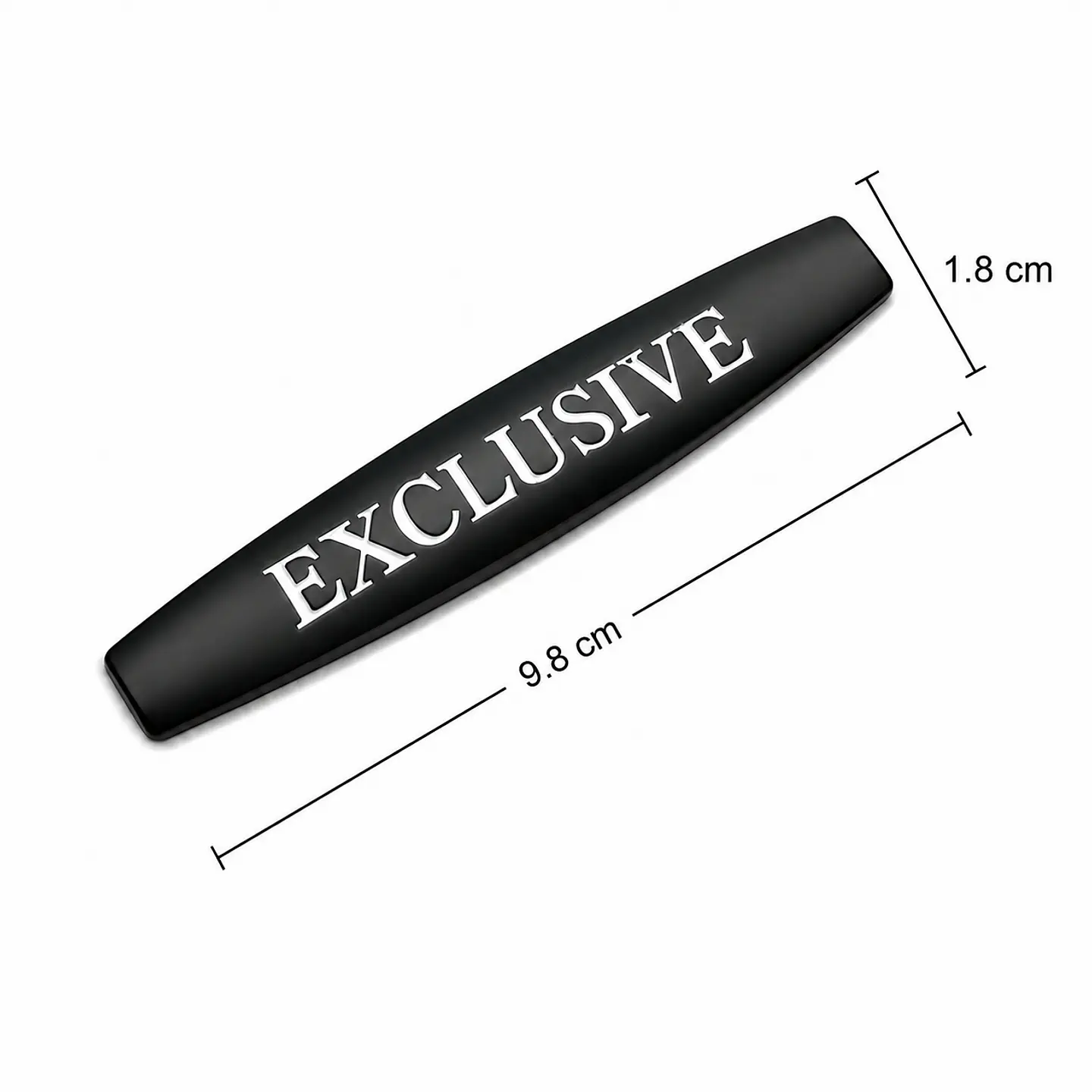 Logo Emblema Exclusive Para Mercedes Benz 9.8x1.8cm Metal 1