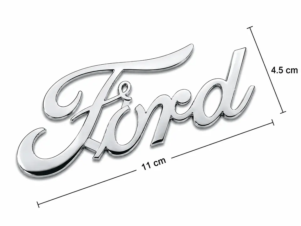 Logo Emblema Para Ford 11x4.5cm 2