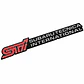 Logo Emblema Para Sti Subaru Tecnica International 16x2.3cm - Miniatura 1