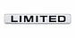Logo Emblema Limited Multimarca 9x1.5cm Metalico Cromado Negro - Miniatura 3