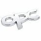 Logo Emblema Para Opel Opc 8x3.6cm metalico Cromado - Miniatura 1