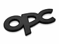 Logo Emblema Para Opel Opc 8x3.6cm metalico Negro - Miniatura 1