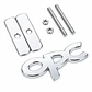 Logo Parrilla Emblema Frontal Para Opel Opc 8x3.6cm Metalico Cromado - Miniatura 1