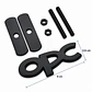 Logo Parrilla Emblema Frontal Para Opel Opc 8x3.6cm Metalico Negro - Miniatura 2