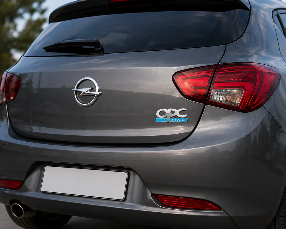 Logo Emblema Para Opel Opc Line 8.2x3.6cm Metalico 3