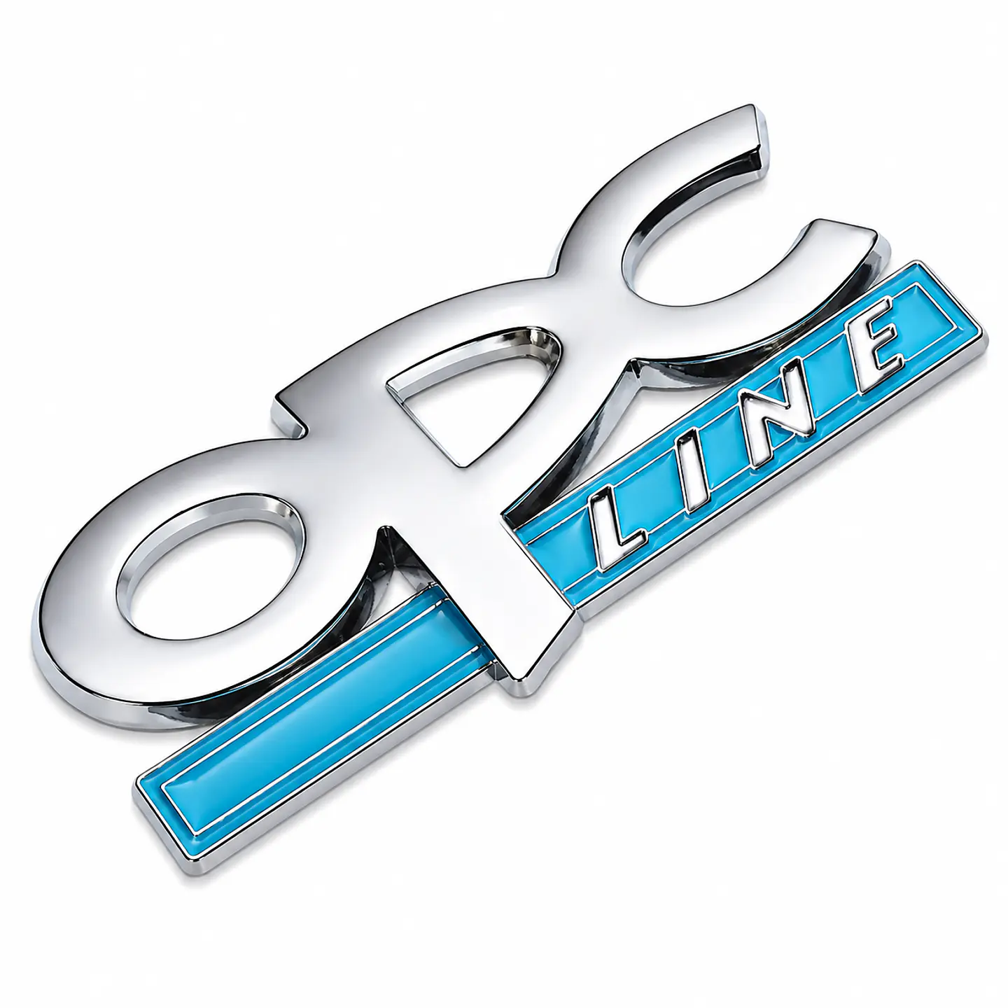 Logo Emblema Para Opel Opc Line 8.2x3.6cm Metalico 1