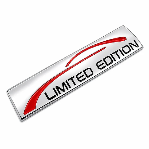 Emblema Edicion Limitada Logo Limited Edition 9x2.4cm Metal Cromado