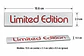 Logo Edicion Limitada Emblema Limited Edition 2.3x10.6cm - Miniatura 2