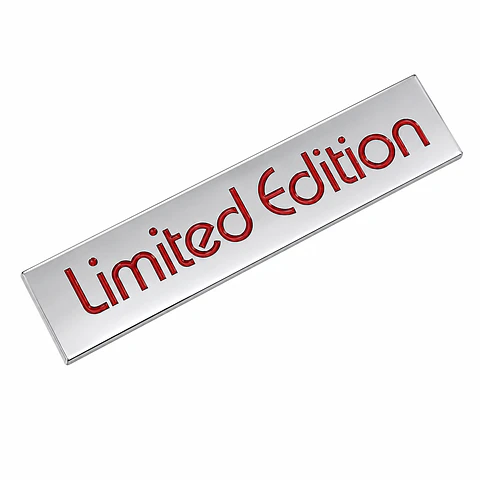 Logo Edicion Limitada Emblema Limited Edition 2.3x10.6cm