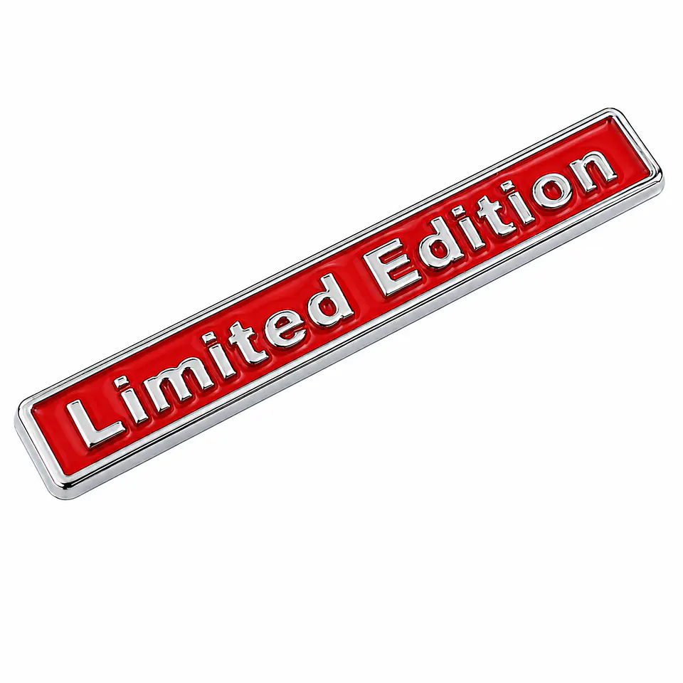 Logo Edicion Limitada Emblema Limited Edition 6.5x1cm Rojo 1