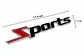 Logo Emblema Sports Multimarca 11.4x1.7cm Metálico - Miniatura 2