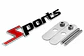 Logo Frontal Emblema Sports Parrilla Multimarca 13.7x2.1cm Metal - Miniatura 1