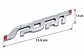 Logo Emblema Sport Multimarca 13.5x1.9cm Metálico - Miniatura 2