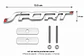 Logo Frontal Parrilla Emblema Sport Multimarca 13.5x1.9cm - Miniatura 2