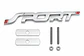 Logo Frontal Parrilla Emblema Sport Multimarca 13.5x1.9cm - Miniatura 1