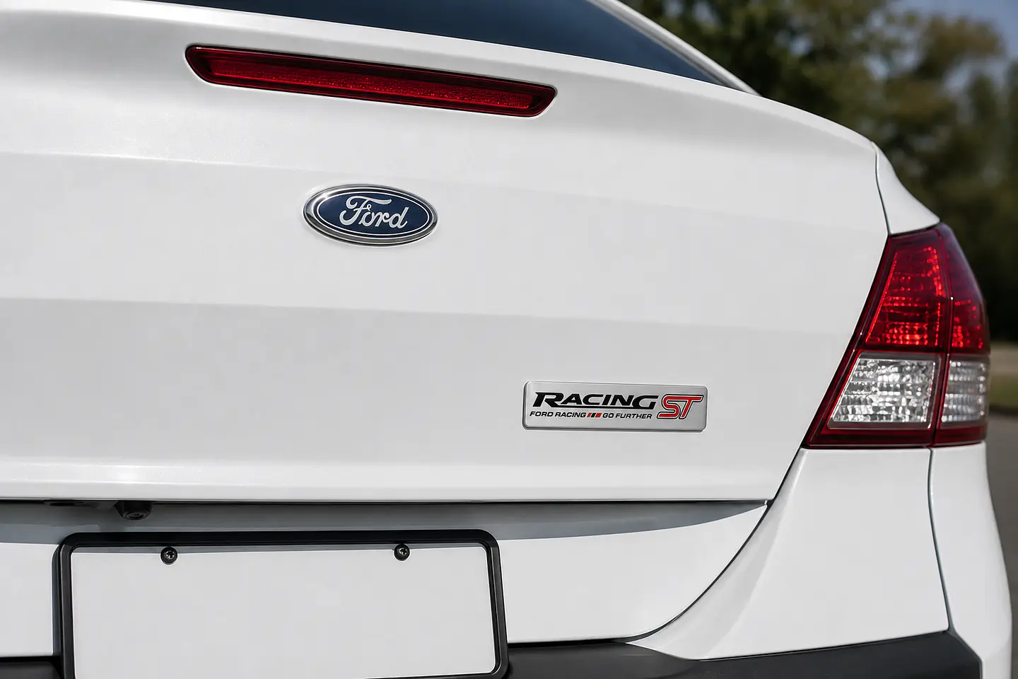 Logo Emblema Para Ford Racing St Tuning 12x2.6cm 4