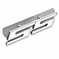 Logo Parrilla Emblema Ss Para Chevrolet Camaro Metalico Blanco - Miniatura 2