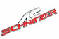 Emblema Logo Ac Schnitzer Para Bmw 10.7x2.4 Cm Rojo - Miniatura 1