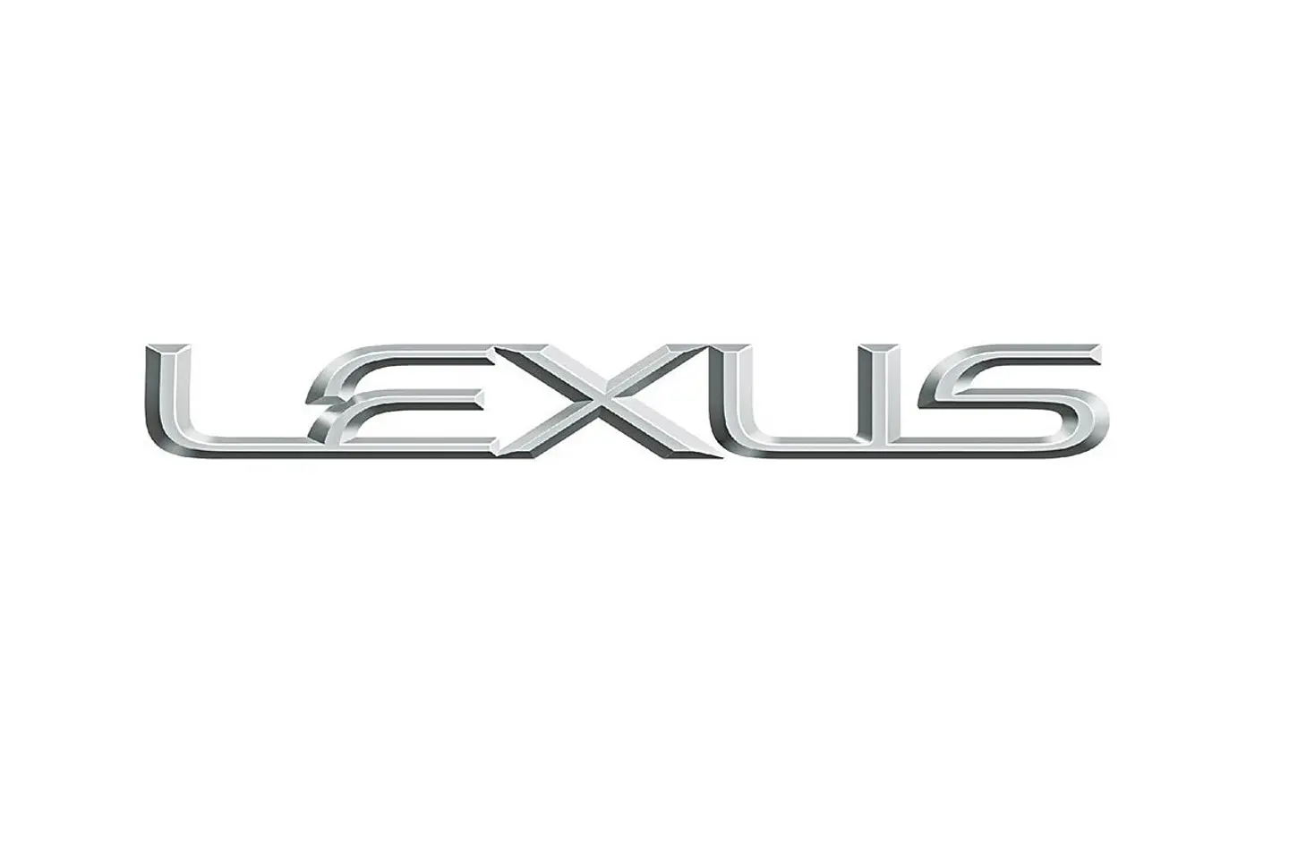 Emblema Logo Para Lexus 19.2x2.4cm Cromado 2
