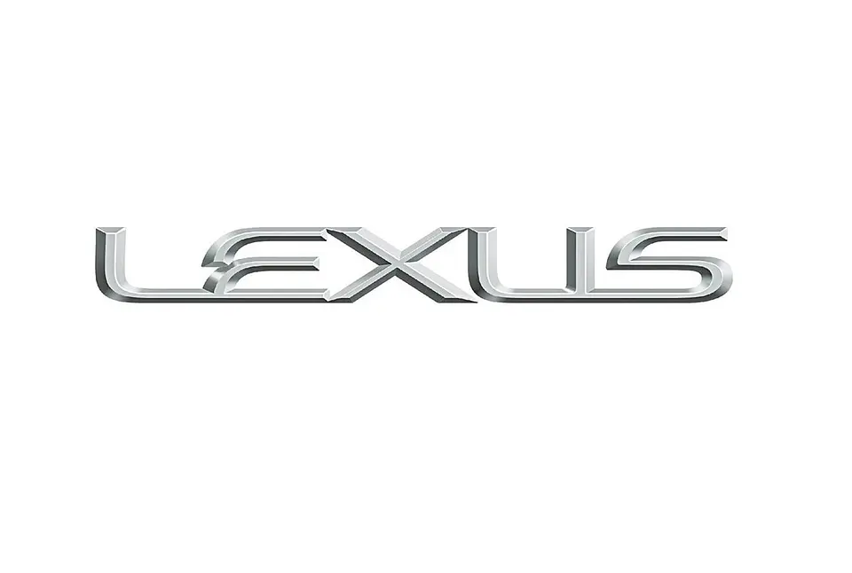 Emblema Logo Para Lexus 19.2x2.4cm Cromado 2