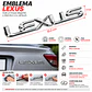 Emblema Logo Para Lexus 19.2x2.4cm Cromado - Miniatura 3