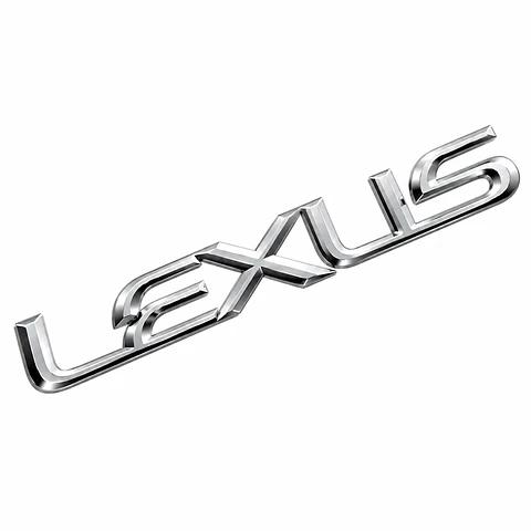 Emblema Logo Para Lexus 19.2x2.4cm Cromado