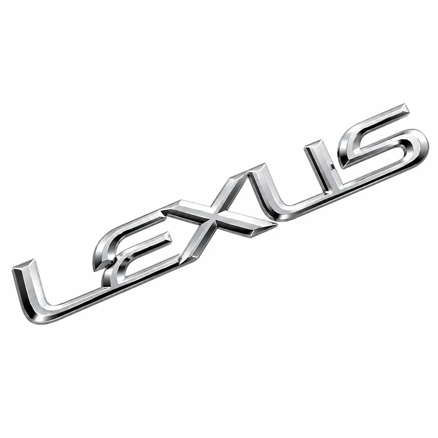 Emblema Logo Para Lexus 19.2x2.4cm Cromado 1