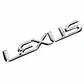 Emblema Logo Para Lexus 19.2x2.4cm Cromado - Miniatura 1