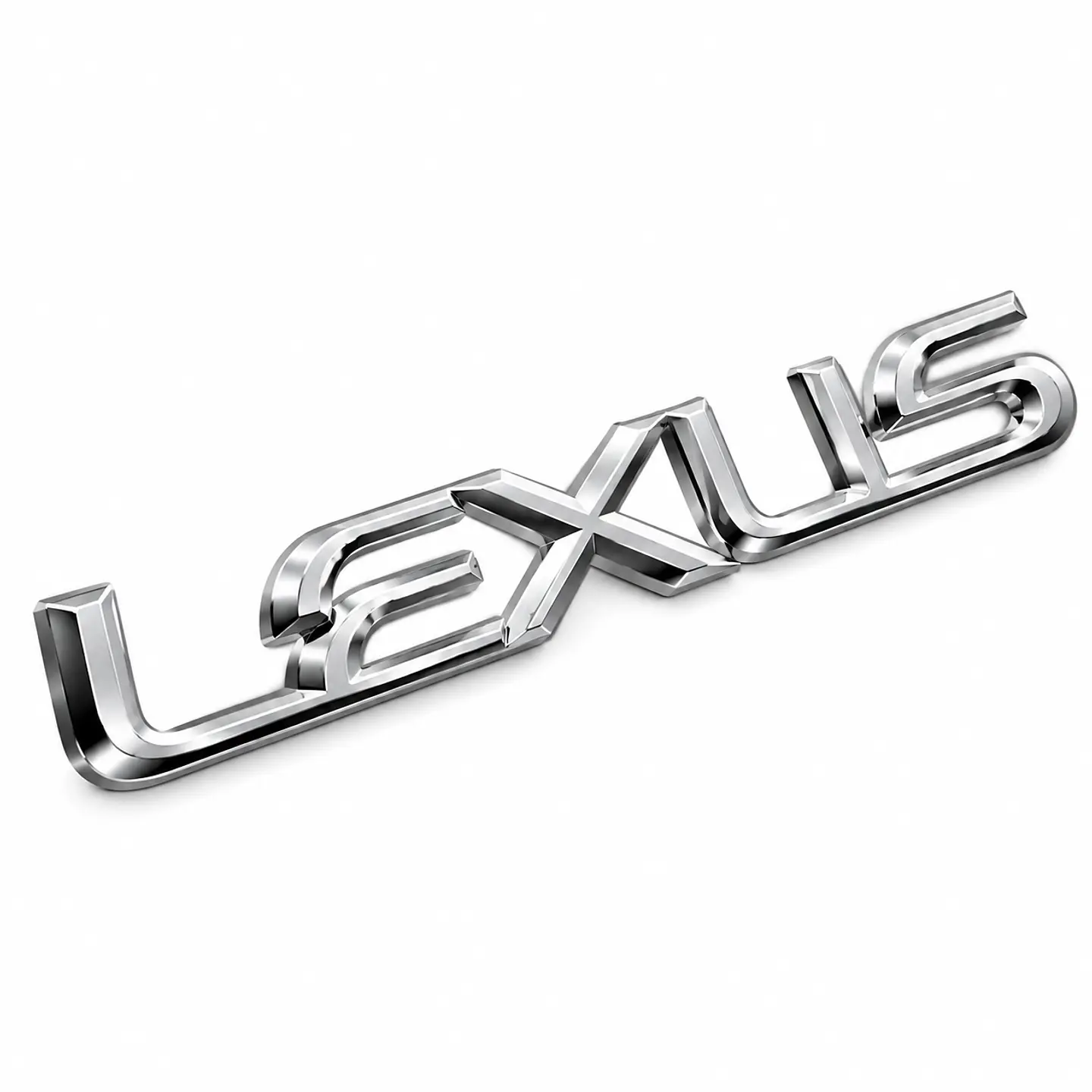 Emblema Logo Para Lexus 19.2x2.4cm Cromado 4