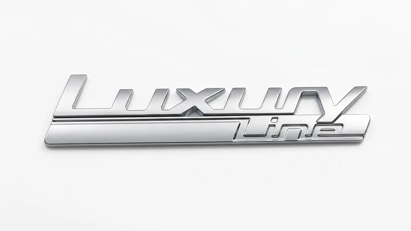 Logo Emblema Luxury Line Para Bmw 8x1.5cm 1