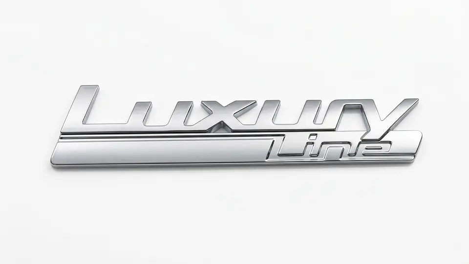 Logo Emblema Luxury Line Para Bmw 8x1.5cm 1