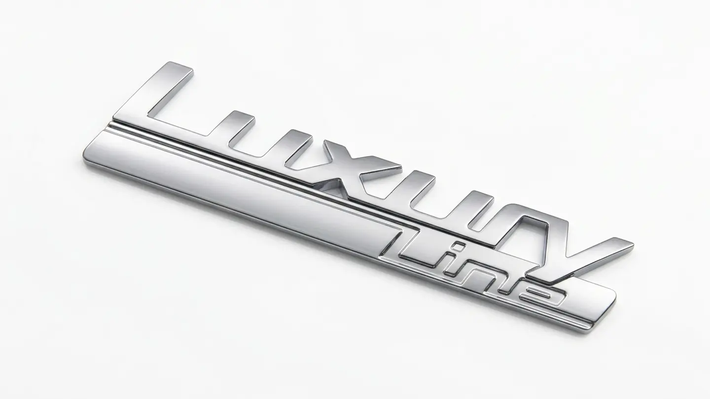 Logo Emblema Luxury Line Para Bmw 8x1.5cm 2