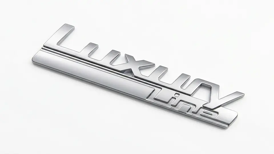 Logo Emblema Luxury Line Para Bmw 8x1.5cm 2