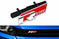 Emblema Logo Rline Parrilla Para Volkswagen R Line 7.4x2.4 Rojo - Miniatura 2