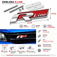 Emblema Logo Rline Parrilla Para Volkswagen R Line 7.4x2.4 Rojo - Miniatura 4