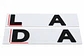 Emblema Logo Para Lada Metalico Negro - Miniatura 2