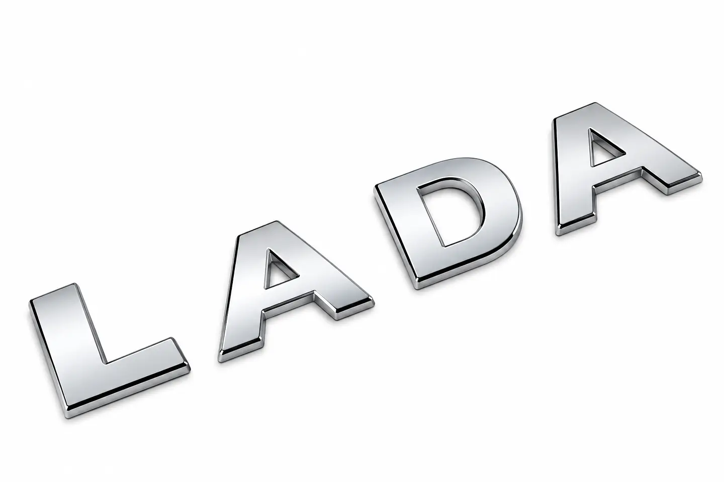 Emblema Logo Para Lada Metalico Cromado 1