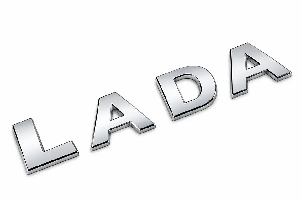 Emblema Logo Para Lada Metalico Cromado 1