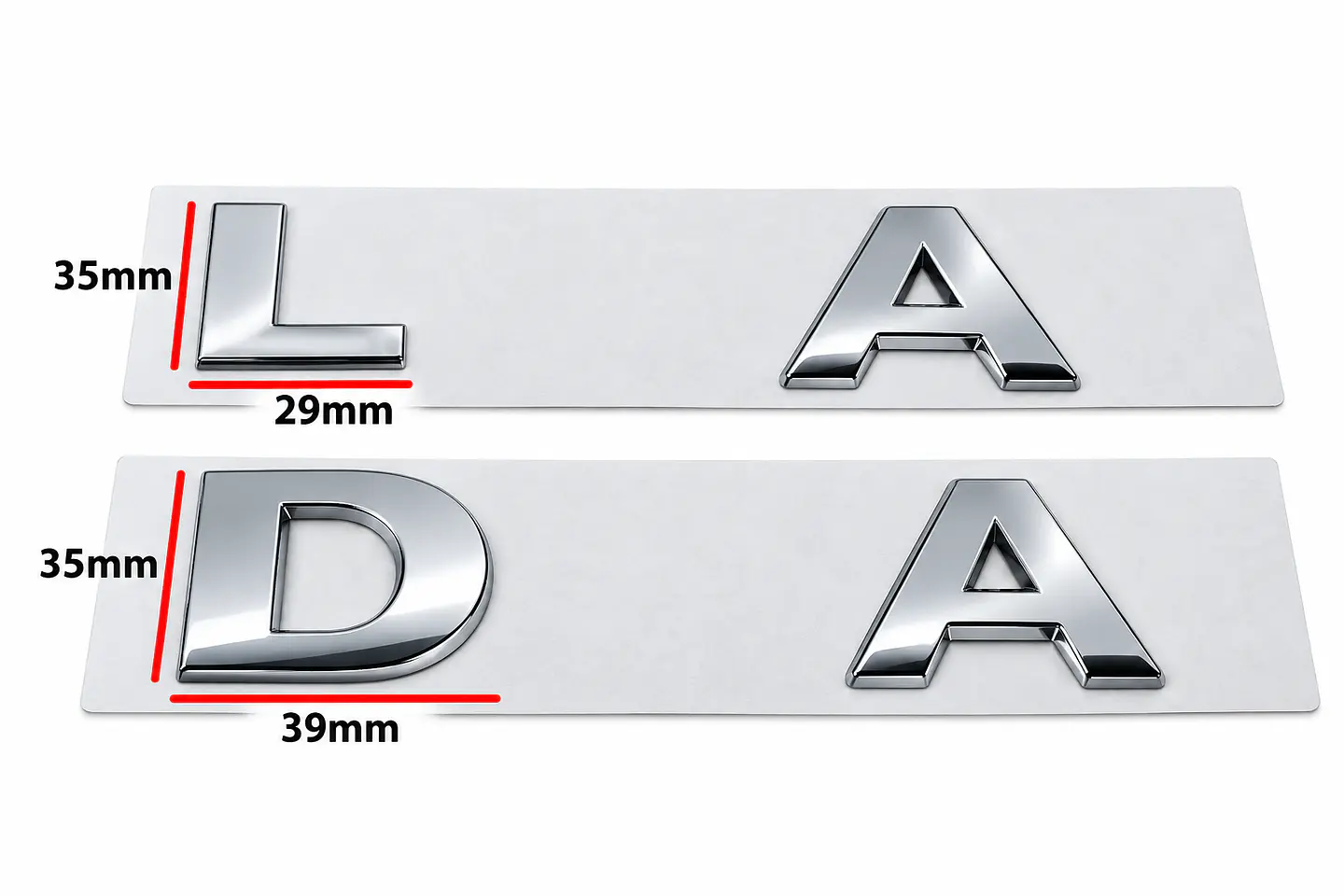 Emblema Logo Para Lada Metalico Cromado 2
