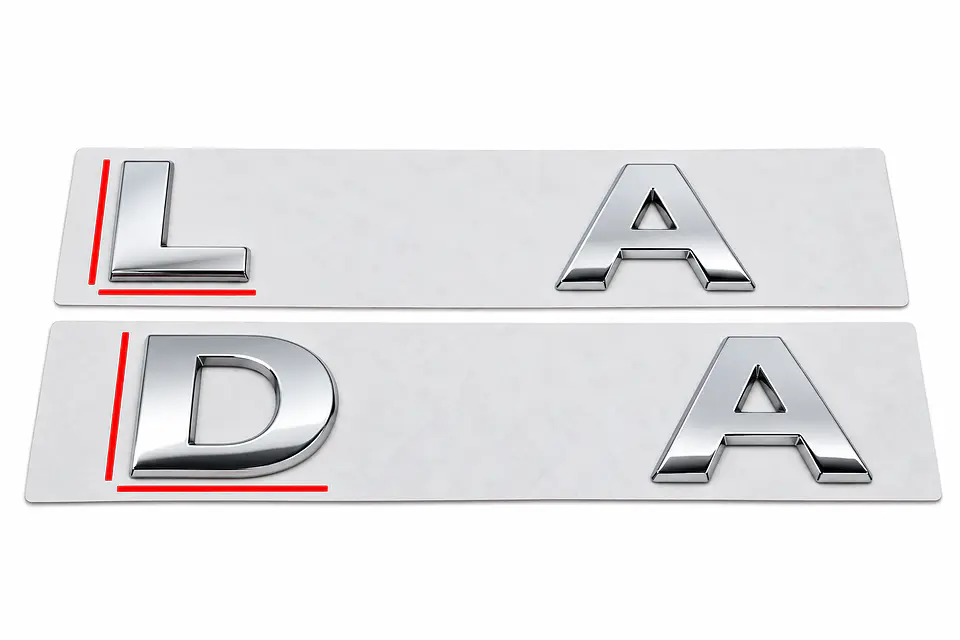 Emblema Logo Para Lada Metalico Cromado 4
