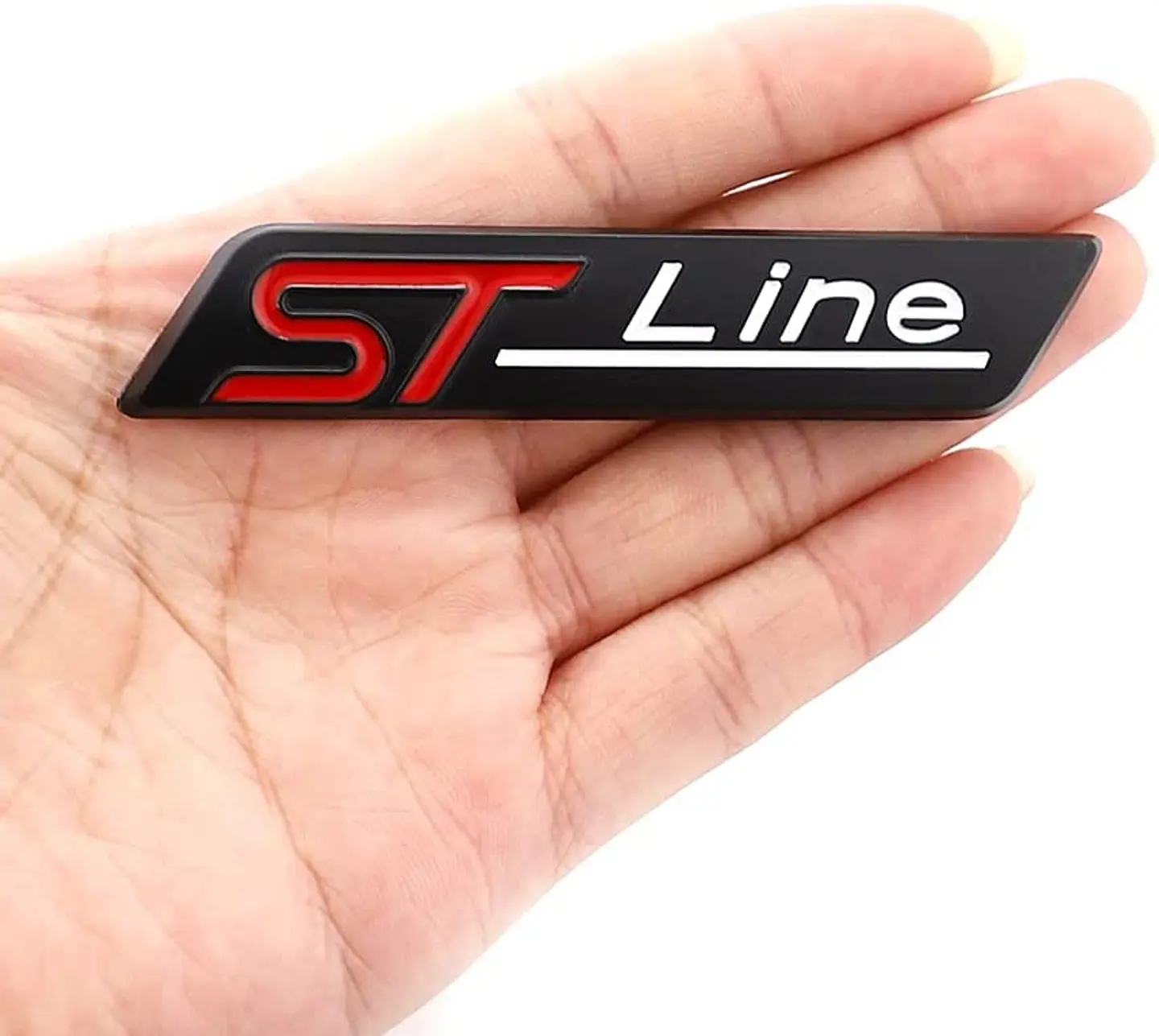 Logo Emblema Para Ford St Line 8.6x1.7cm Negro 2