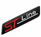 Logo Emblema Para Ford St Line 8.6x1.7cm Negro - Miniatura 1