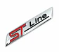 Logo Emblema Para Ford St Line 8.6x1.7cm Cromado - Miniatura 1
